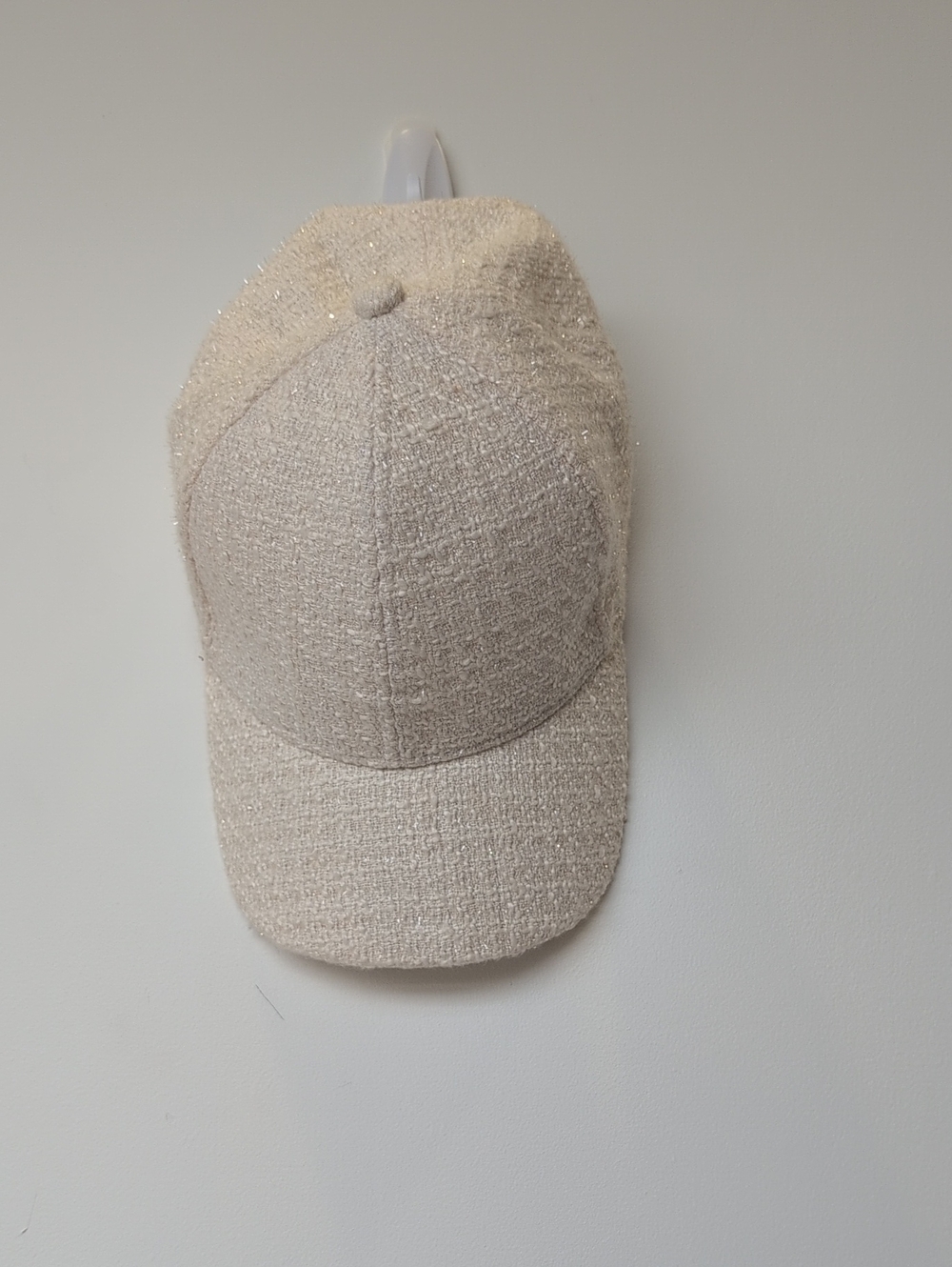 Sonoma Cream Textured Baseball Cap